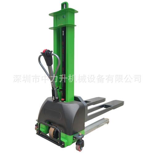 动1吨全电动随车自高升堆车自体登高车便携装卸货电提堆ZHLSH中高
