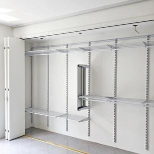 直销新款 出租房衣帽间简约金属衣柜现代墙壁柜出租屋钢架卧室衣橱