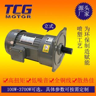 TCG马达 噪音小机械设备用 机械设备适用电动机 台创减速电机750W