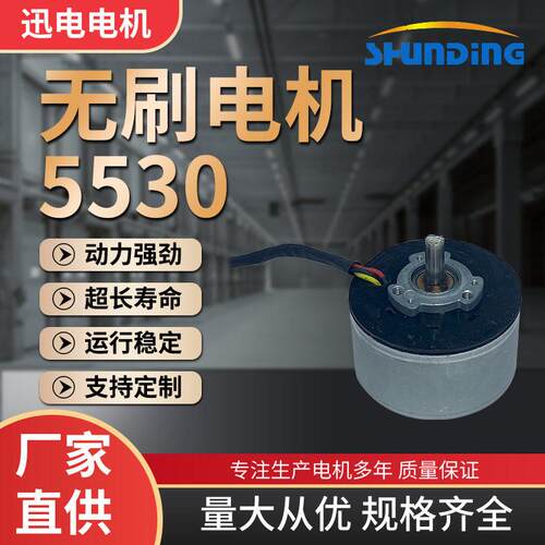 无刷电机5530筋膜枪扭矩空气净化器无刷直流电机风扇外转子马达