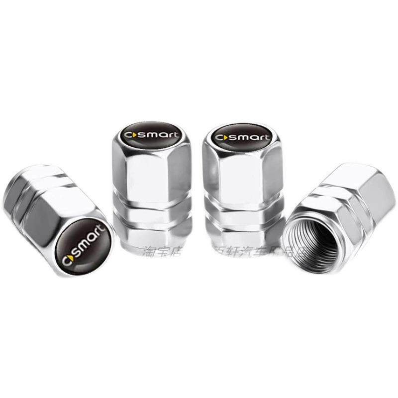 适用于smart精灵#1#3fortwo新能源forfour车轮胎气门嘴帽外饰改装