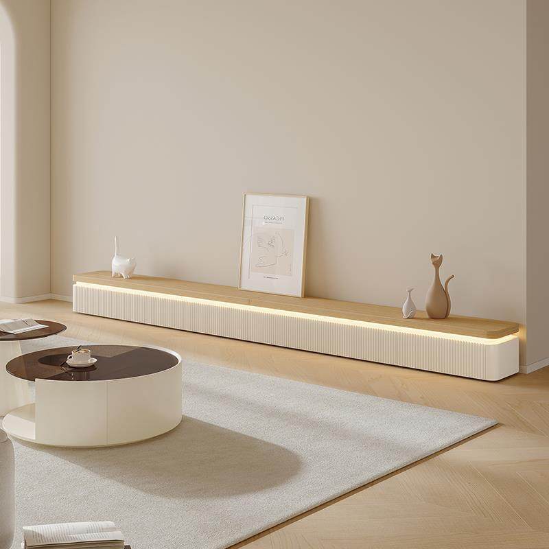 落地电视柜客厅家用原木奶油风高级感地柜茶几组合现代简约2025款,住宅家具,电视柜,淘宝优惠券,粉丝福利购,淘宝优惠卷