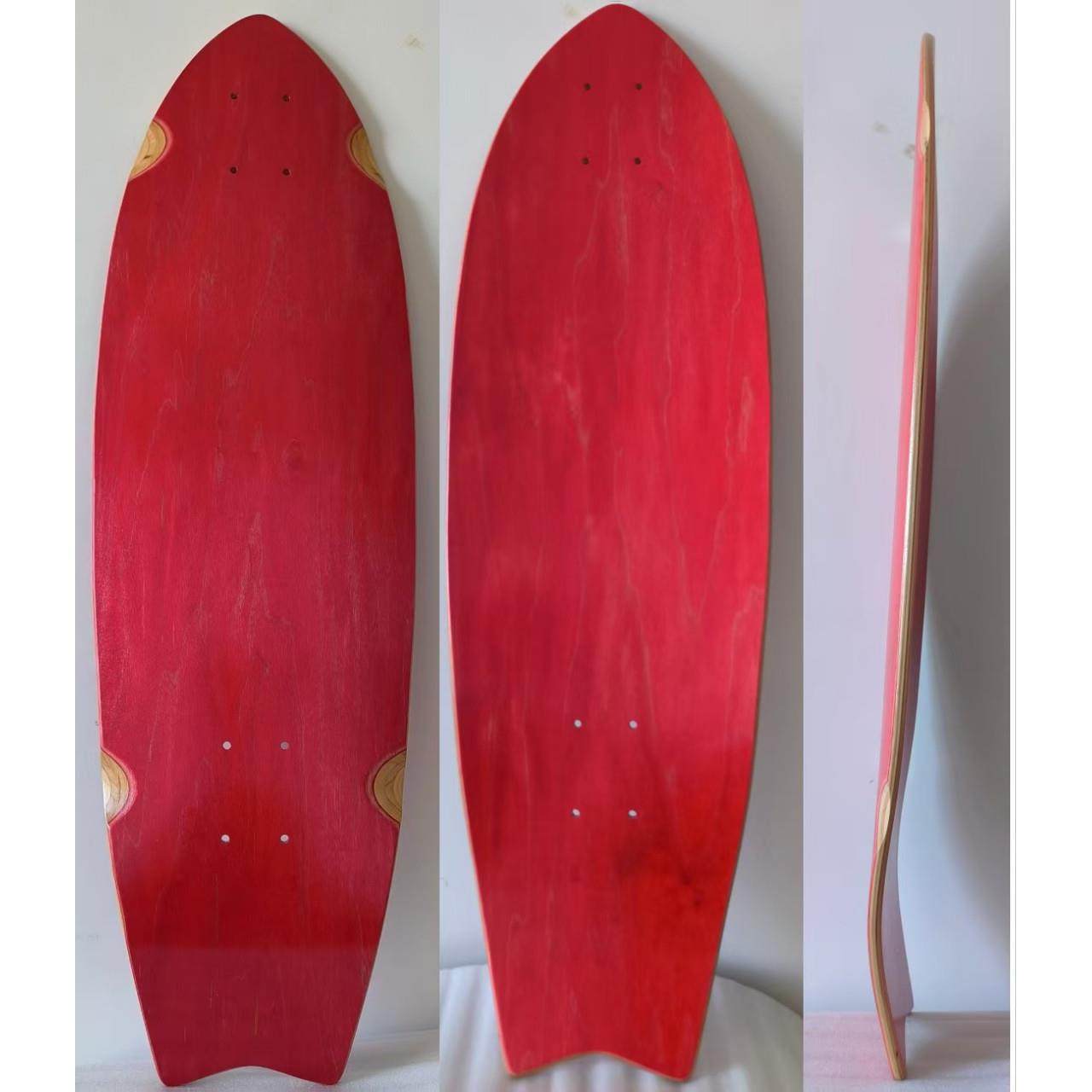 专业陆冲板面 32inch加拿大枫木材质深U脚窝板面成人通用刷街