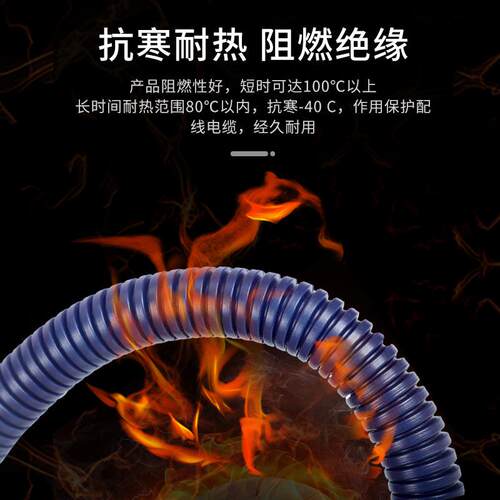 塑料波纹管PE/加厚穿线软套259管电柜电线管AD13.0/15.控818.85/2