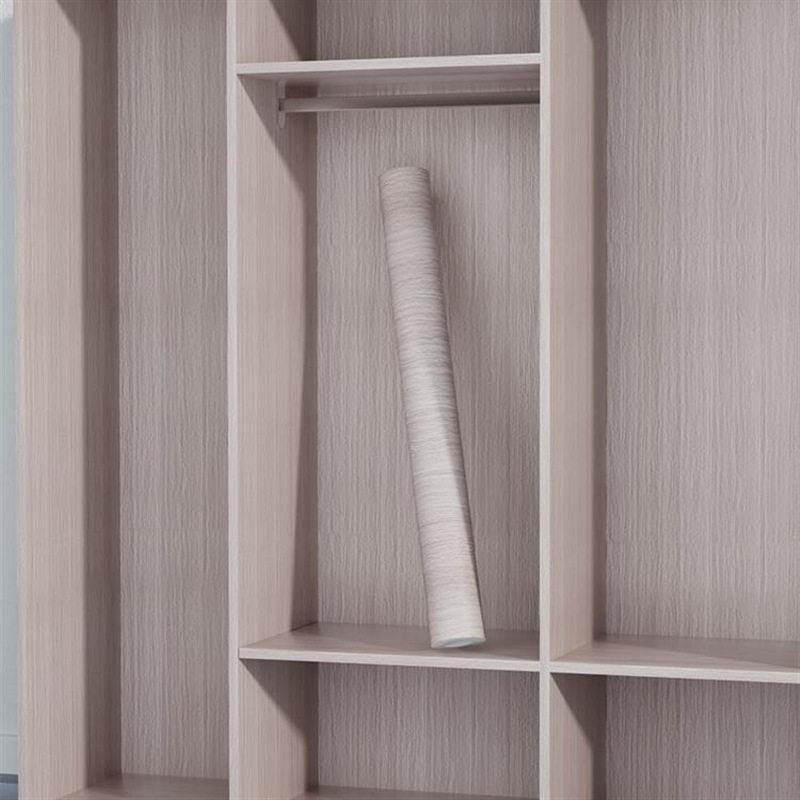 衣柜贴纸桌面衣橱柜改色翻新自粘柜子里面内部专用贴纸防霉防潮厚