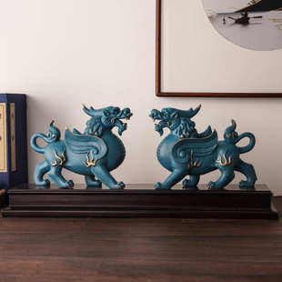 厂家直销黄铜摆件《天禄貔貅》铜工艺品家居饰品新年书房玄关摆件