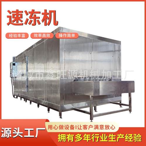 薯条流态化速冻装备豆串隧道式速冻机全自动螺旋式速冻设备
