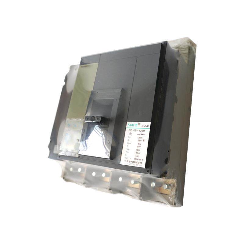 SAIDE赛德电气SDM6-1250-1600电子式3P4P三调节2.3塑壳断路器空开