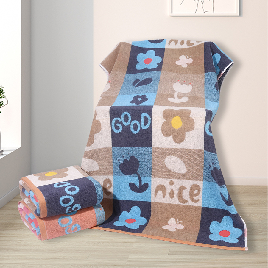 纯棉浴巾家用女成人加厚速干吸水柔软不掉毛洗澡毛巾大人男士专用