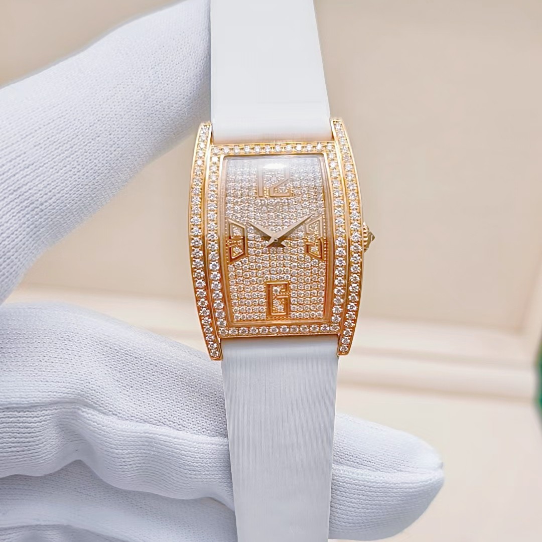 公价24万】98新伯爵18k玫瑰金G0A37090石英女士手表30mm正品二手