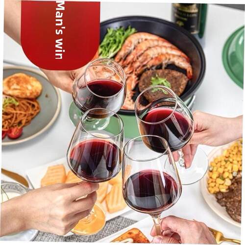 Red wine glass set 6 wine glasses decanter 4goblets for wine