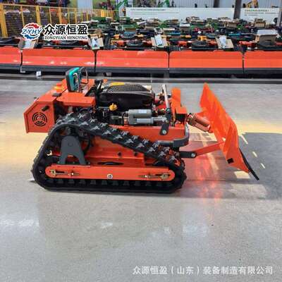 新款履带遥控割草机 ZY550汽油四冲程开荒剪草机 遥控智能除草机