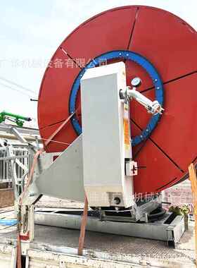 JP75-300田用用灌溉机农田喷大灌移动 卷盘喷灌机 小麦玉510米灌