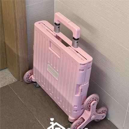 买菜小拉车家用购物取快递可折叠结实耐用便携带轮爬楼梯小推车