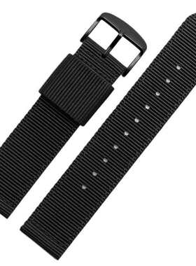 帆布海鸥 表带黑色 手尼龙/表带蓝色代用精工男女 2224mm18 20dw/