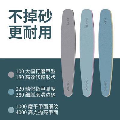 Nail file and buffer, a dual-sided nail grooming tool for sh
