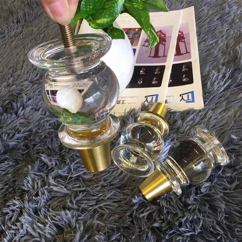 通用亚力透明沙脚发水晶脚家具脚腿有机玻克柜璃沙发腿脚