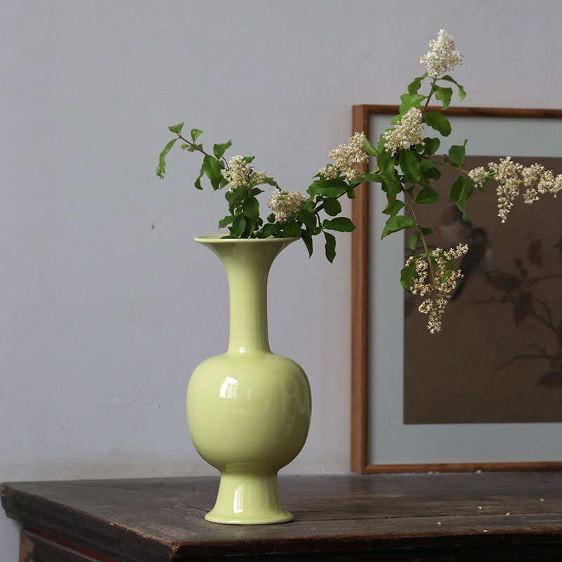 景德镇陶瓷中式文人调插花瓶水培花器玄关博古架装饰摆件厂家批发