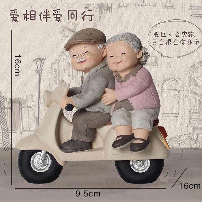 高档一送周年念礼物侣摆纪件情男朋友生日老人奶奶闺蜜结婚纪念日