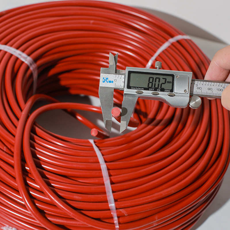 硅胶红色圆条圆棒耐腐蚀耐高温耐磨损防尘密封