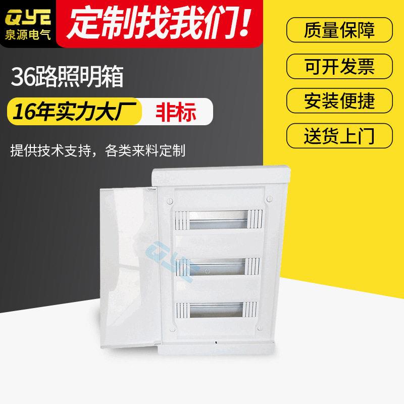 定制天翼36路照明箱家用配电输电设备照明箱开关盒暗明装配电箱