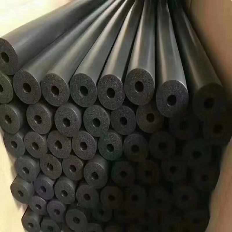 空调太阳能橡塑管 光面橡塑海绵发泡管 隔热保温橡塑管壳