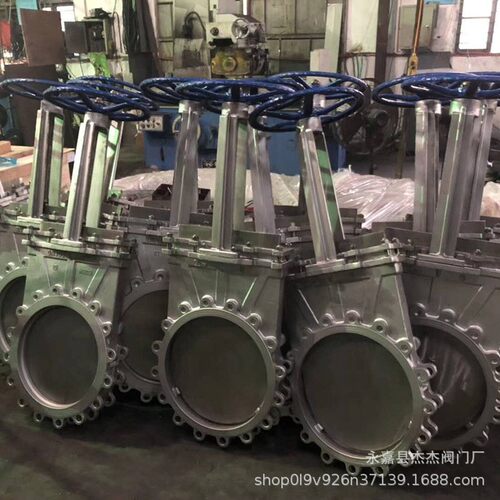 PZ7W-10P不锈钢手动梅花刀闸阀插板阀薄型闸阀污水阀耐磨耐腐