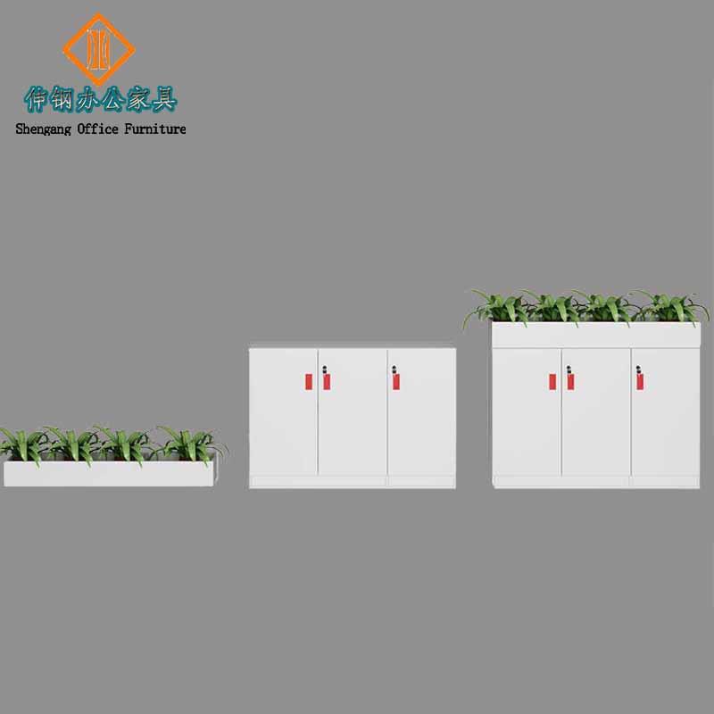 木制花槽柜陈列书展示资料档案壁柜东莞深圳虎门办公家具