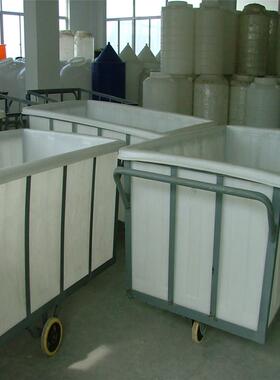 厂家1500L牛筋白色PE塑料大方箱子塑胶周转桶耐酸碱腐蚀加厚