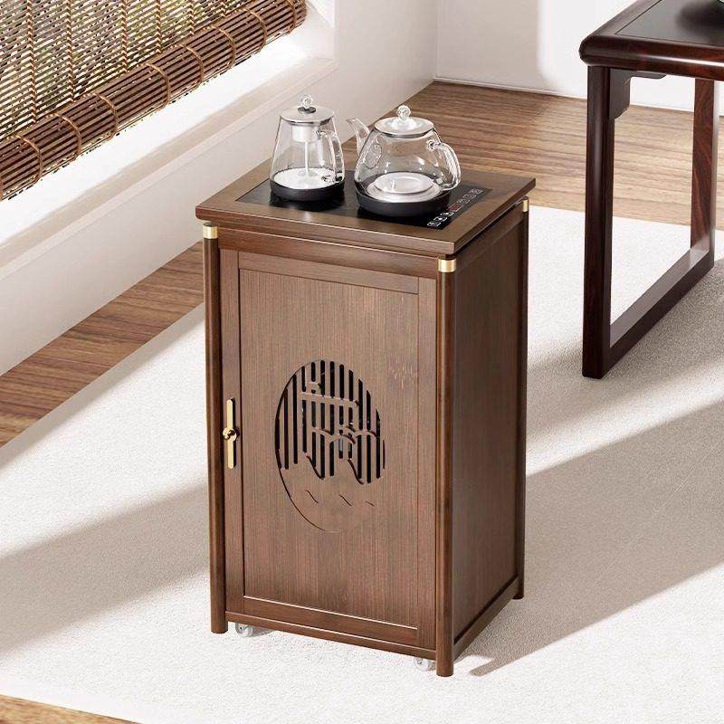 实木移动茶水柜茶桌边柜泡茶台家用烧水壶一体边柜办公室茶具置物,住宅家具,角几/边几,淘宝优惠券,粉丝福利购,淘宝优惠卷