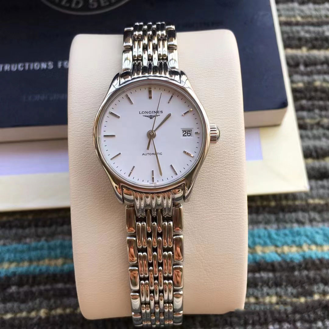 先鉴后发[9.8新]浪琴律雅系列L4.360.4.12.6自动机械25mm女表