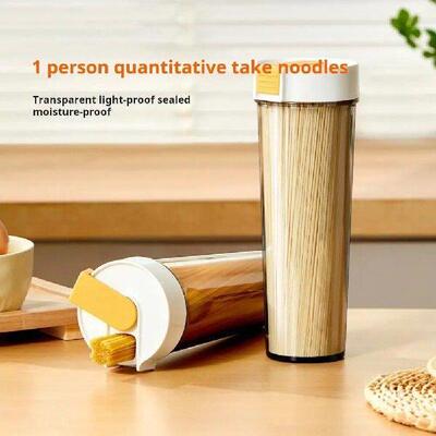 Noodle Storage Jar Snack Container Food Grade BPA Free Easy