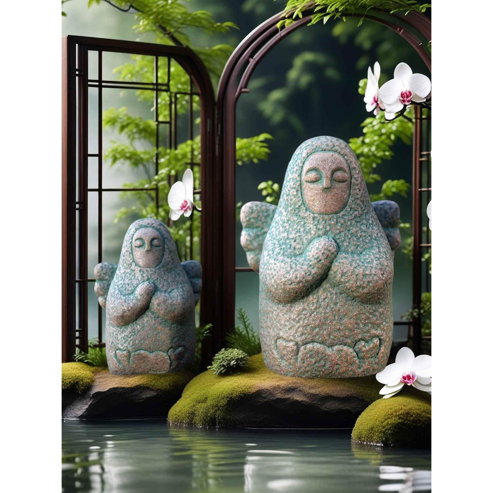 工厂直发升级版海利亚女神石像塞尔达传说小摆件模型鱼缸造景