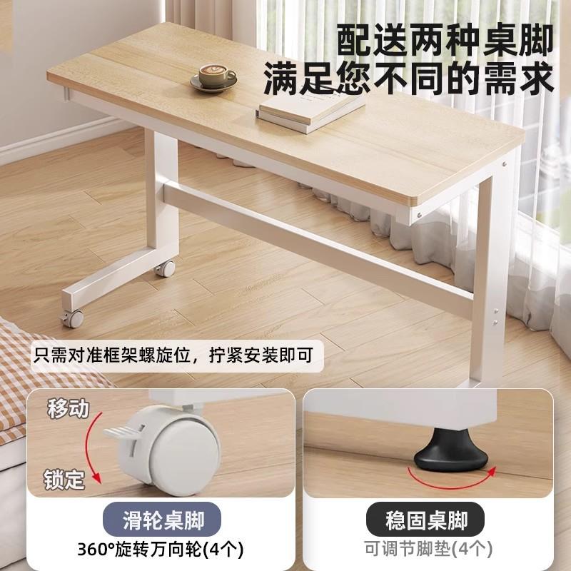 沙发边几桌客厅家用卧室床边桌小茶桌可移动床头桌带轮床尾小桌子