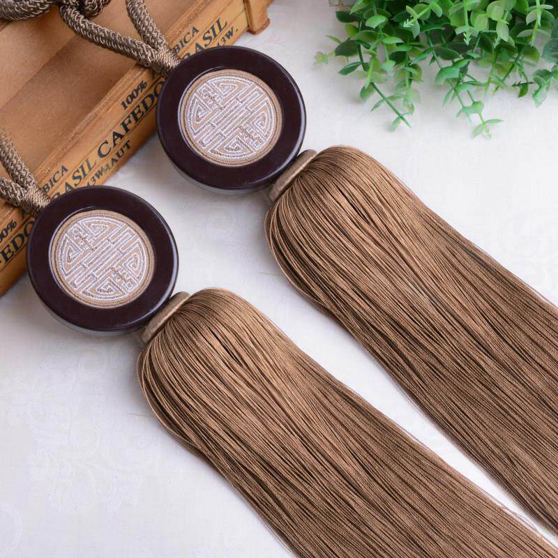 包邮一对装中式窗帘挂球流苏配件窗帘扣窗帘绑带绑绳装饰吊穗