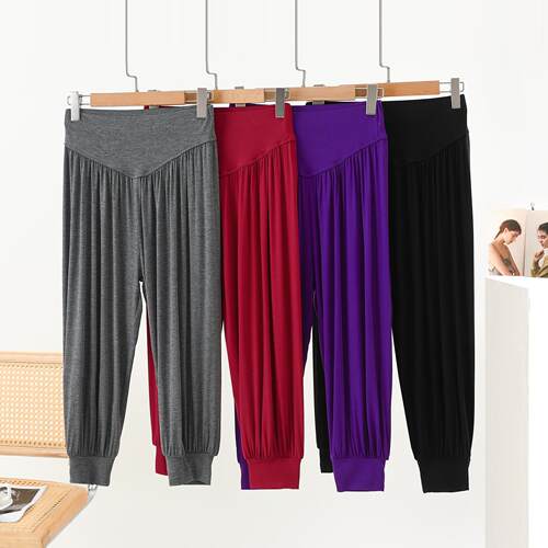 Harun pants women's spring high waist drooping sports
