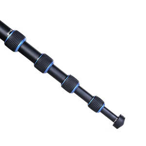 曼比利A-222+M-1手机支架独脚架单反相机脚架旅游便携支撑单脚架