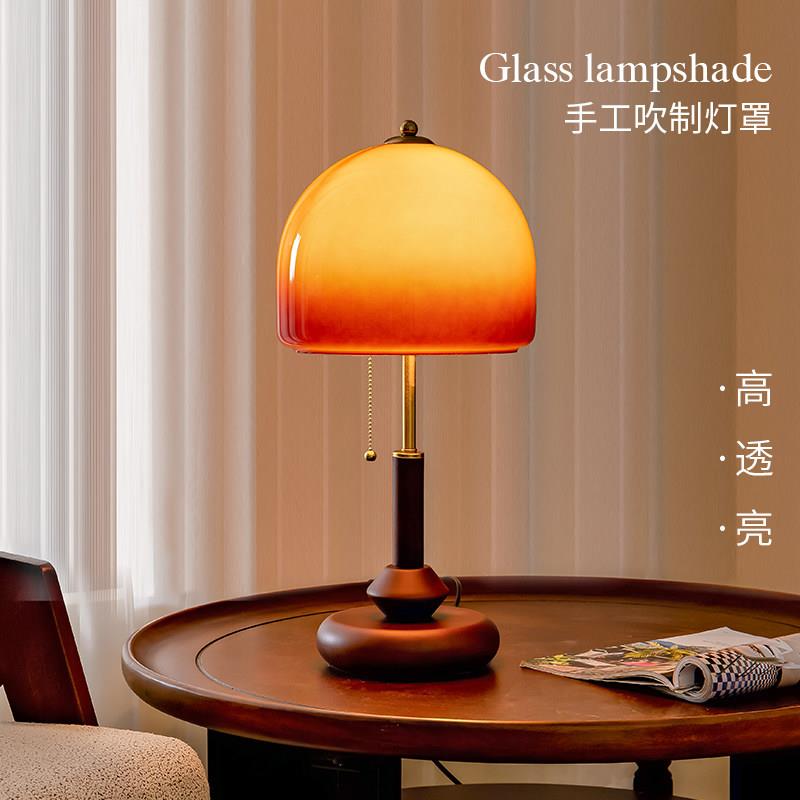 中古风台灯法式复古摆件卧室床头结婚长明灯高级氛围夜灯乔迁礼物