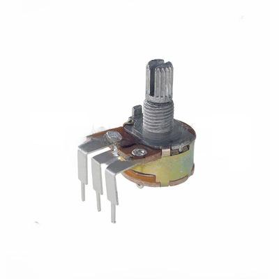 WH148弯脚单联带开关 B5K B10K B50K B100K B500K 可调电阻电位器