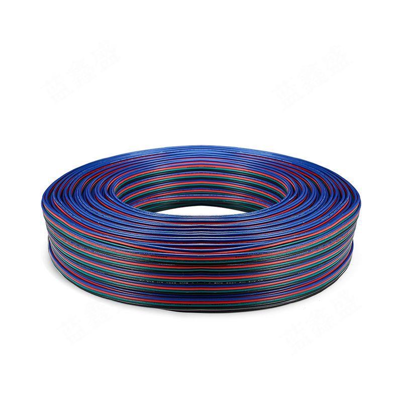 RGB连接线20AWG4pin并线4pin灯具灯带延长线1007彩排线