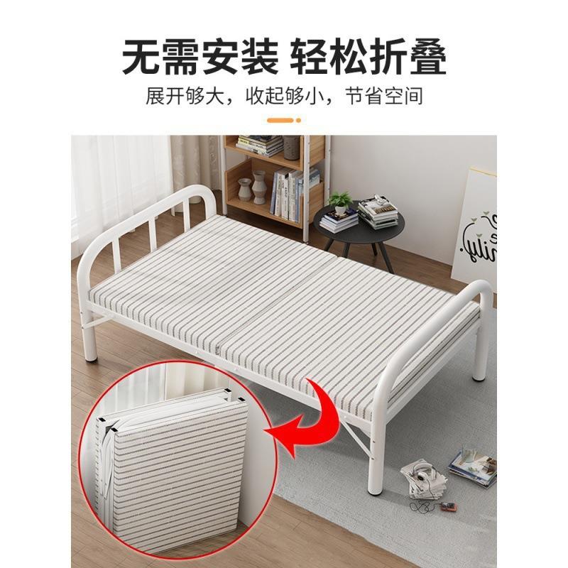 可收起来的床可以收叠拆收单人床铁床加厚加固折叠