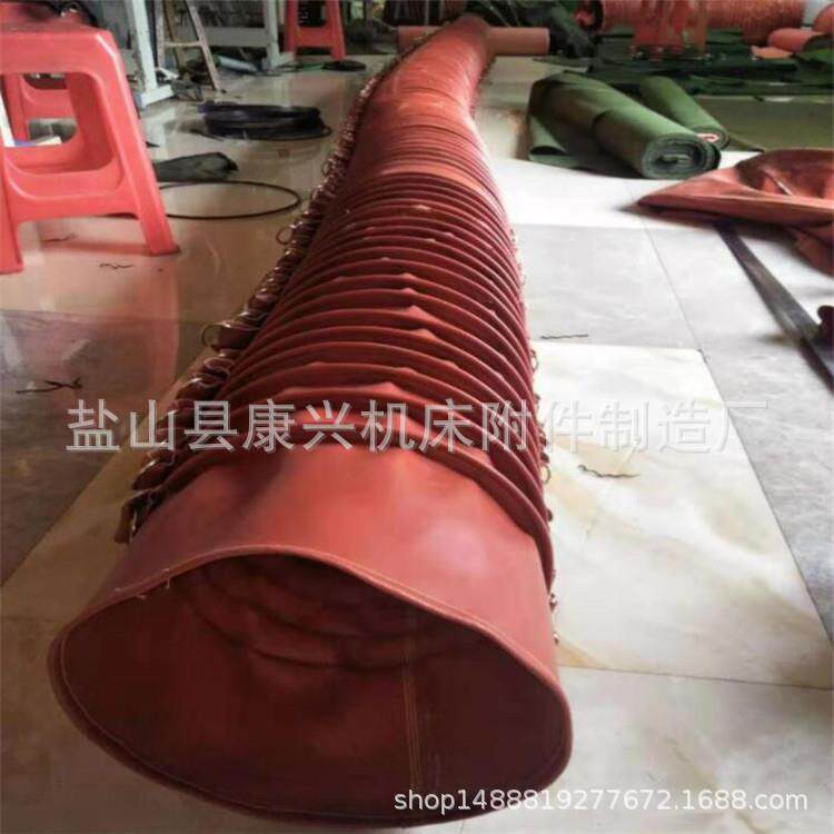 耐高温风机软连接防火机械设备通风软连接伸缩式硅钛合金软接头