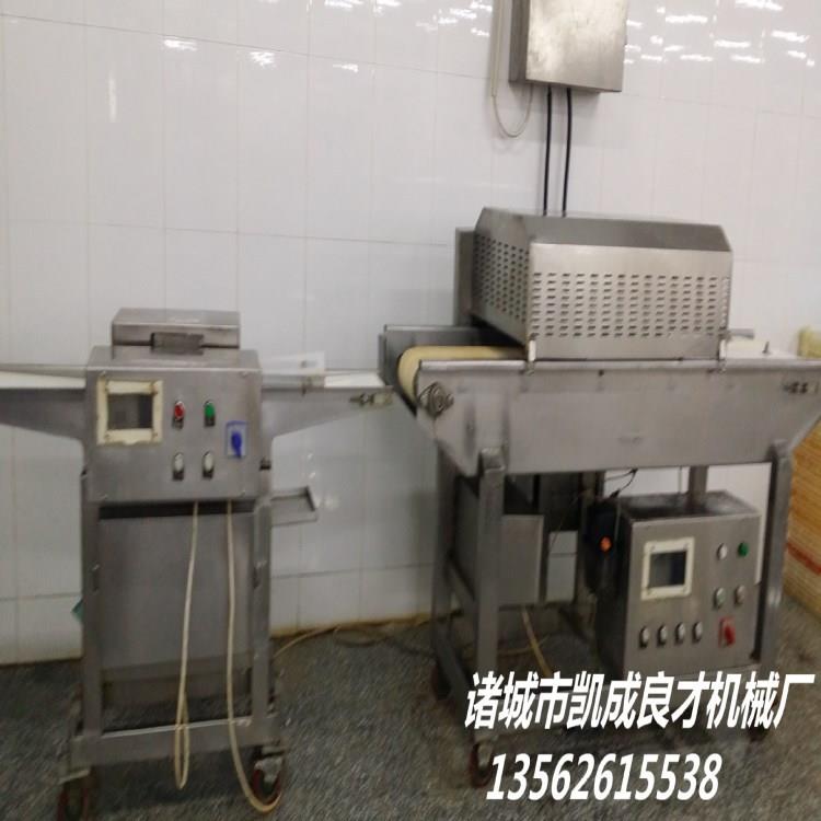 厂家直销鸡胸肉连续式切片机鸡柳切片机无骨鸡柳加工设备