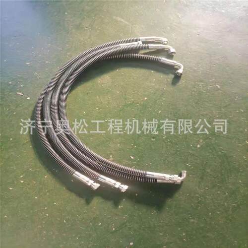 高压油管总成液压管钢丝胶管工程机械耐油橡胶管高压胶管蒸汽胶管