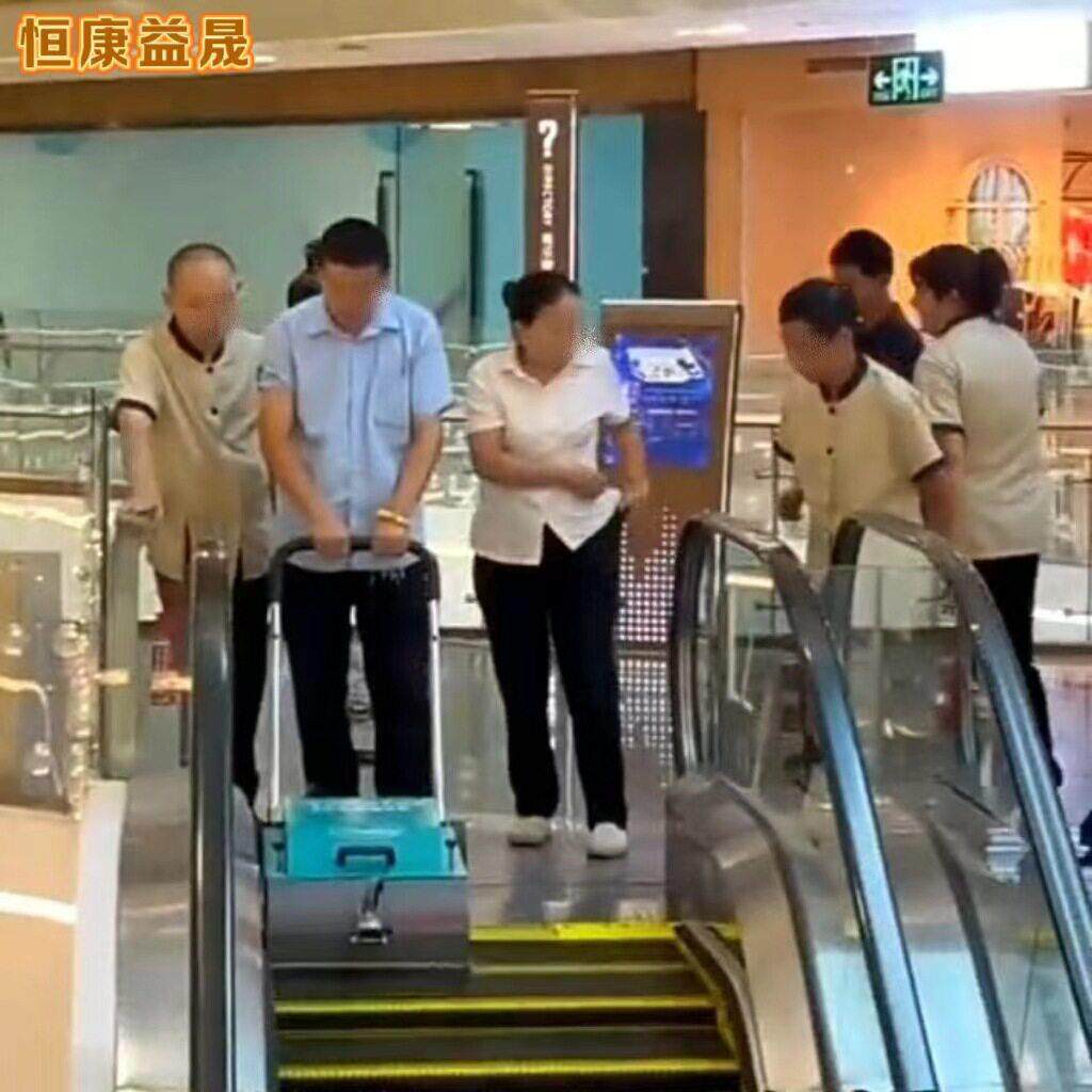 超HY450步梯清洗机全自动扶梯清扫机地铁超市扫地吸尘机器效