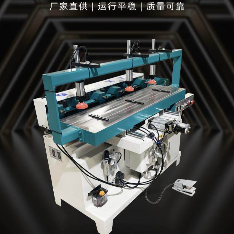 木工机械MZX506多轴钻铣槽机 多工作位水平铣槽机自动榫槽机厂家