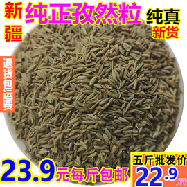 纯正新疆孜然粒500克250g手选烧烤料鱼羊肉串免费磨孜然粉面