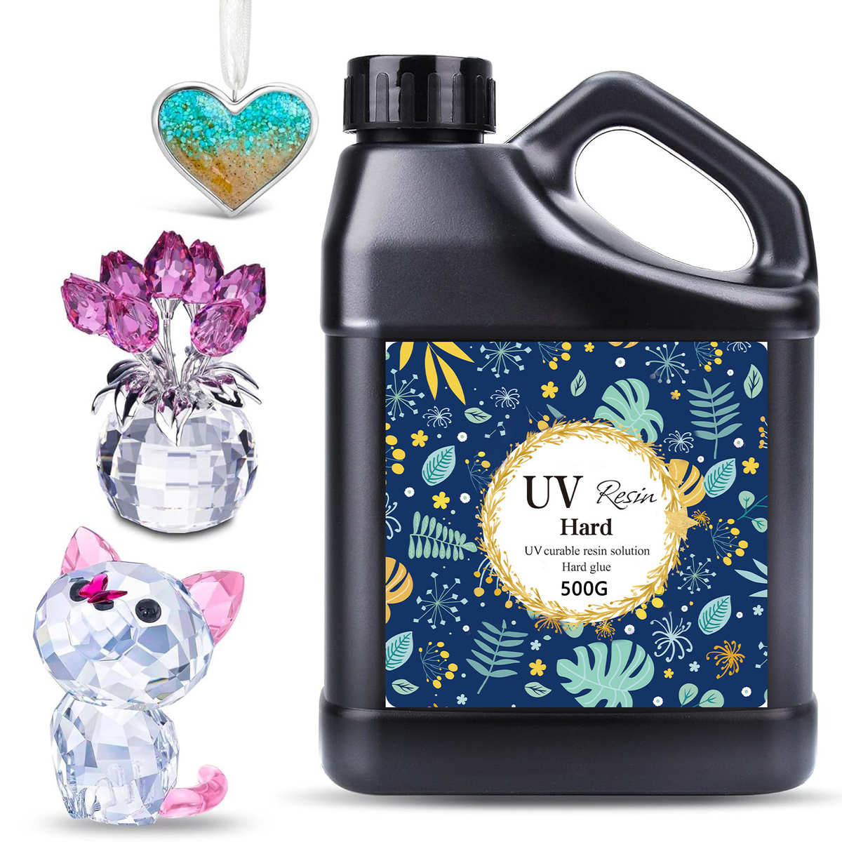 500g uv胶无气味水晶滴胶透明滴胶diy手工流麻快干UV树脂硬胶批发