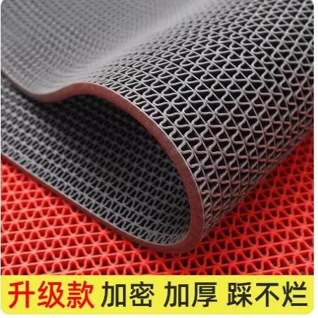 三轮车车厢垫汽车脚垫自己裁剪防滑地板垫塑料铺地浴室地毯镂空