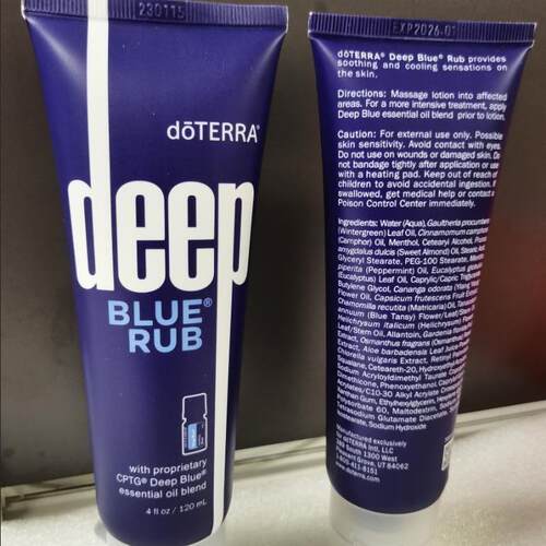 多特瑞doTERRA舒缓乳霜120ml缓解肌肉疼痛舒缓膏Deep Blue Rub